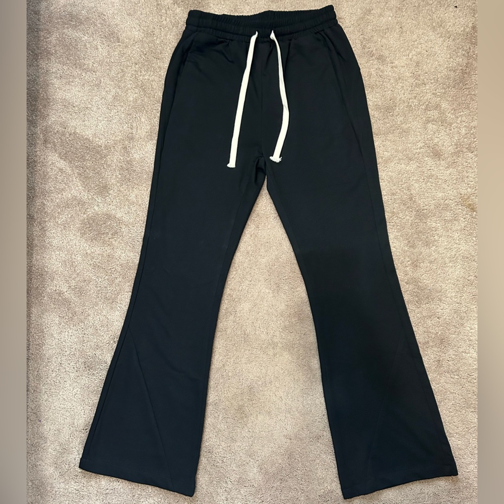 Flared leg sweatpants